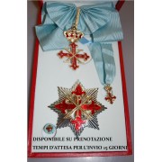 Astuccio completo da CAVALIERE DI GRAZIA ECCLESIASTICA DELL'ORDINE COSTANTINIANO